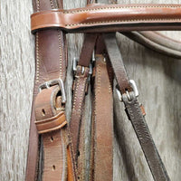 Rsd Padded Bridle *gc, NO Flash, dirty, stains, rubs, v.tight keepers, xholes, creases
