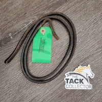 Narrow Western Throatlatch *gc/fair, NO buckle, No Screws, edges scrapes
