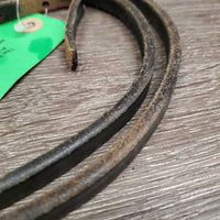 Narrow Western Throatlatch *gc/fair, NO buckle, No Screws, edges scrapes
