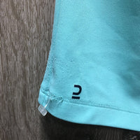 JUNIORS V Neck Polo Shirt *gc, stains, snags, rubs, pills, undone seam
