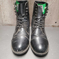 Paddock Boots, Laces *gc, mnr dirt, scuffs, toe dents & rubs, older