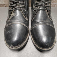 Paddock Boots, Laces *gc, mnr dirt, scuffs, toe dents & rubs, older
