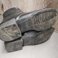 Paddock Boots, Laces *gc, mnr dirt, scuffs, toe dents & rubs, older
