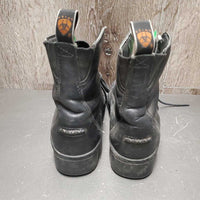 Paddock Boots, hvy laces *gc/fair, faded, dirty, rubs, v.scraped toes, older
