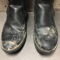 JUNIORS Pr Dress Boots, zips *vgc, v.dirty, rubs