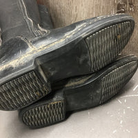 JUNIORS Pr Dress Boots, zips *vgc, v.dirty, rubs