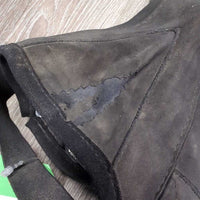 Pr Micro Suede Half Chaps *fair, dirty, rubs, faded, peeling
