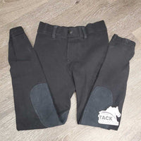 JUNIORS Hvy Cotton Breeches, Pull on *gc, faded, linty, older, undone seam stitching
