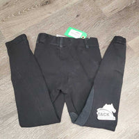 JUNIORS Hvy Cotton Breeches, Pull on *gc, faded, linty, older, undone seam stitching
