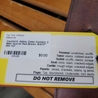 16.5/17" M/W *5" Courbette Alpina Close Contact, 2 Billet Guards, Large Front Pencil Roll Blocks, Foam Panels, Rear Gusset Panel, Flaps: 14"L x 13"W Serial #: 904069 62 3888880