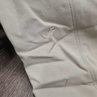 JUNIORS Euro Seat Breeches *gc/fair, seam puckeres, discolored seat & legs, snags, rubs, pills
