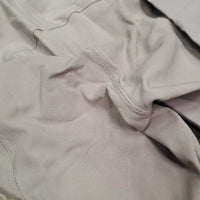 Euro Seat Breeches *gc/fair, v.dingy, seam puckers, rubs, pilly, snags, v.discolored seat & legs, hole, pulled seat seams

