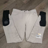Euro Seat Breeches *gc/fair, undone seam stitching, seam puckers, stains, peeled stickies
