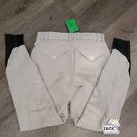 Euro Seat Breeches *gc/fair, undone seam stitching, seam puckers, stains, peeled stickies

