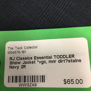 TODDLER Show Jacket *vgc, mnr dirt?stains