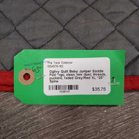 Quilt Baby Jumper Saddle Pad *vgc, clean, mnr dust, threads, puckers, faded