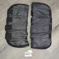 Pr Shipping Boots *gc/fair, clean, older, vclumpy, threads, shrunk?curled lining
