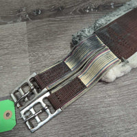 Nylon Web, Fleece Lined, 2x els, D Ring *gc, clean & v.dirty?v.stained, clumpy
