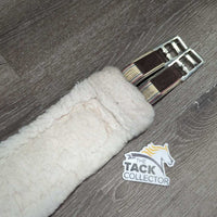 Nylon Web, Fleece Lined, 2x els, D Ring *gc, clean & v.dirty?v.stained, clumpy
