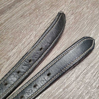 Soft Lined Stirrup Leathers *gc/fair, v.rubbed/holes, scrapes, rubs, creases, holes: stretched & extras
