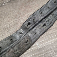 Soft Lined Stirrup Leathers *gc/fair, v.rubbed/holes, scrapes, rubs, creases, holes: stretched & extras
