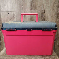 Hard Plastic Grooming Box, Hard Top Lid *gc, dirty, scratches, spots, No trays or dividers
