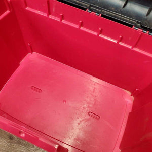 Hard Plastic Grooming Box, Hard Top Lid *gc, dirty, scratches, spots, No trays or dividers