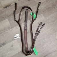 Long Bridge Padded Breastplate *vgc, mnr rubs, 300dirt & hair & Running Attachment *like new
