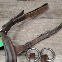 Long Bridge Padded Breastplate *vgc, mnr rubs, 300dirt & hair & Running Attachment *like new