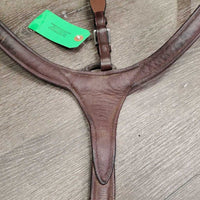 Long Bridge Padded Breastplate *vgc, mnr rubs, 300dirt & hair & Running Attachment *like new
