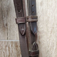 "Expert" Anatomical Monocrown Bridle, Drop Noseband, chin pad *vgc, mnr dirt & rubs, mismatched chin pad

