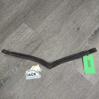 'V' Padded Leather & Bling Browband *xc, mnr dirty seams
