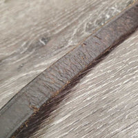 Pr Thick Soft Rubber Reins *gc, mnr dirt, v.thin rubber, edge scrapes, creases, knicks/slices, faded spots