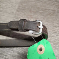 Pr Thick Soft Rubber Reins *gc, mnr dirt, v.thin rubber, edge scrapes, creases, knicks/slices, faded spots