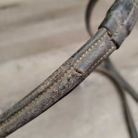 Pr Rsd Rubber Reins *fair, v.dirty, chewed, scrapes, v.thin rubber, slice