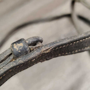 Pr Rsd Rubber Reins *fair, v.dirty, chewed, scrapes, v.thin rubber, slice