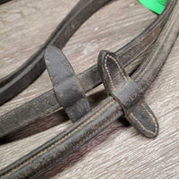 Pr Rsd Rubber Reins *fair, v.dirty, chewed, scrapes, v.thin rubber, slice