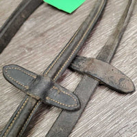Pr Rsd Rubber Reins *fair, v.dirty, chewed, scrapes, v.thin rubber, slice
