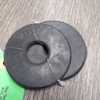 2 Soft Rubber Bit Guards *vgc, mnr rubs, stains & scratches
