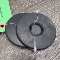 2 Soft Rubber Bit Guards *vgc, mnr rubs, stains & scratches
