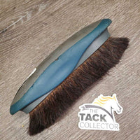 Horse Hair Dandy Brush *gc/fair, clean, bent loose bristles, chews, stained, hair

