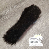 Horse Hair Dandy Brush *gc/fair, clean, bent loose bristles, chews, stained, hair
