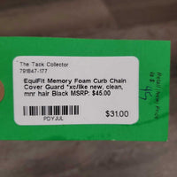 Memory Foam Curb Chain Cover Guard *xc/like new, clean, mnr hair
