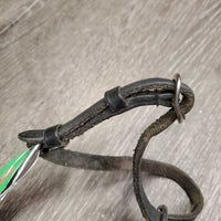 Fine Roller Ball Spurs, Fine Leather Spur Straps *vgc, clean, mnr dusty, stains, scuffs & scratches