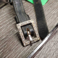 Comfort Side Roller Ultra Fit Spurs, 1 Leather Spur Strap, Bling Buckle *vgc, mnr dirt
