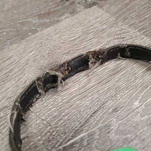 Nubby POW Spurs, Leather Bling Spur Straps *vgc, clean, mnr scuffs *Straps: poor, threads, rips, peeled