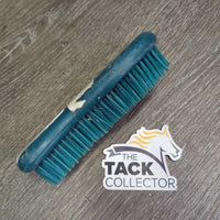 Shaped Hard Short & Fine Plastic Brush *gc/fair, v.hairy, v.scraped, faded, stuck sticker
