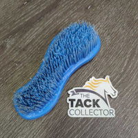 Shaped Hard Short & Fine Plastic Brush *gc, faded/discolored, mnr hair, scrapes & rubs
