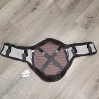 Sheepskin & Quilt Lg Belly Short Girth Cover *gc, clean, mnr dirty & hairy, fading & discolored
