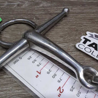 Med Hvy Full Cheek Snaffle Bit, med Cheeks *gc, clean, rubs, stains, rubs, scuffs
